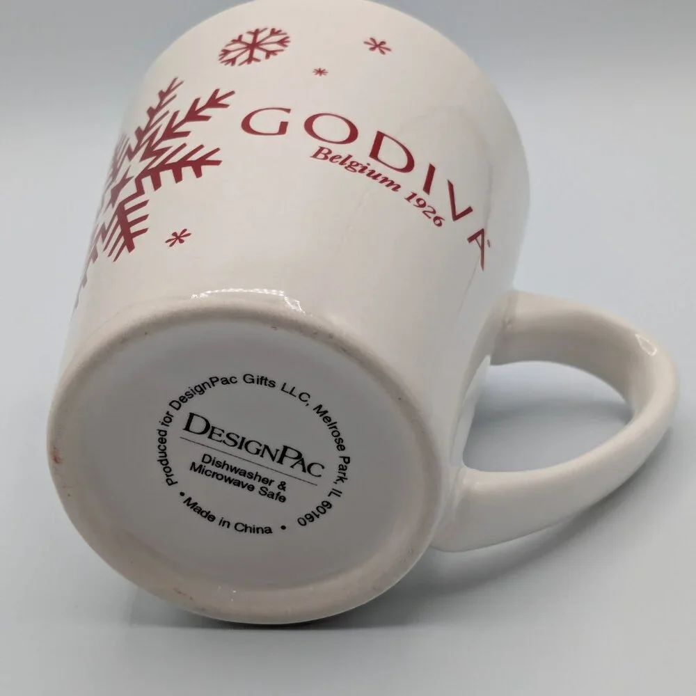 Godiva Belgium 1926 Snowflake Mug by DesignPac